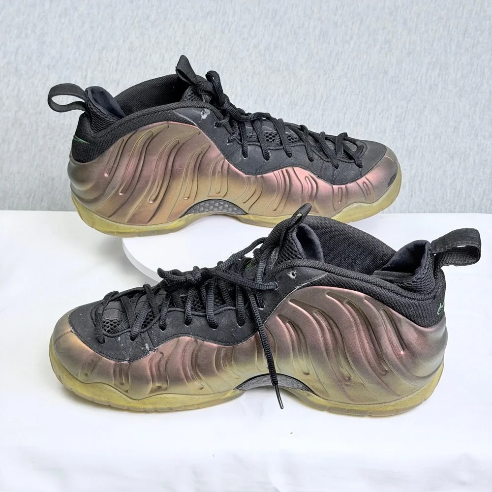 Nike Air Foamposite Pro Gym Green 2012 Mens Size 14 624041-302 Iridescent Black